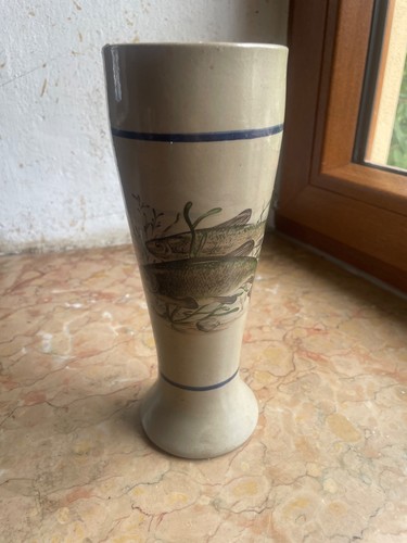 Steingut weißbierkrug