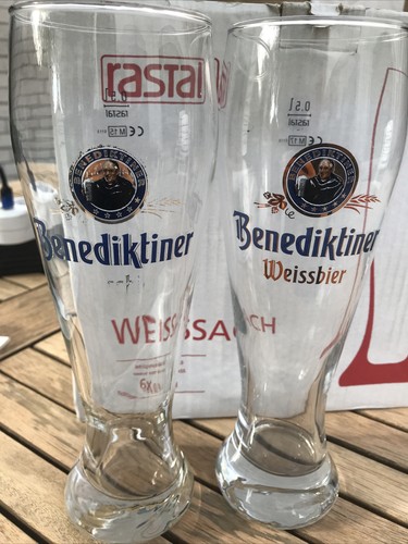 Benediktiner bier glas - 6x,