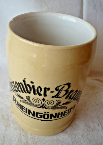 Bierkrug steingut - bierkrug,