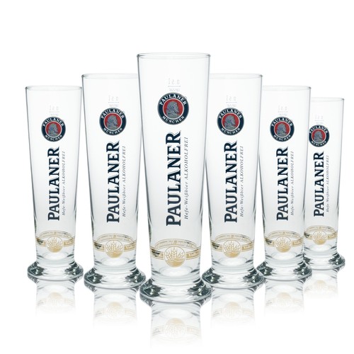 Paulaner bier glas hefe - 6x,