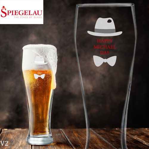Weizenbierglas mit gravur - weizenbierglas,