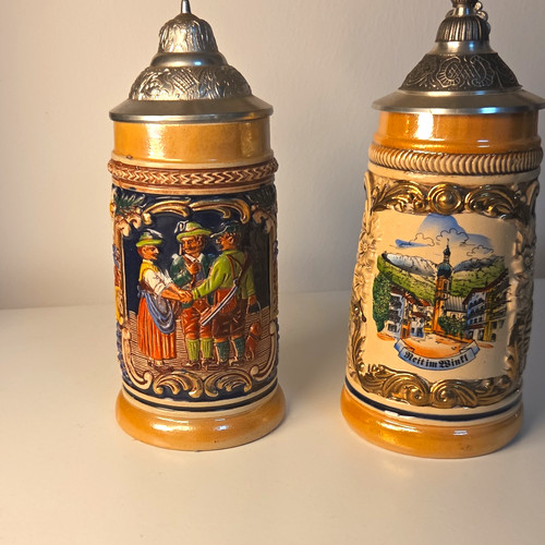 Gerz bierkrug steingut mit - gerz,