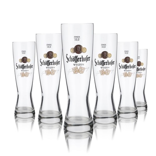 Schöfferhofer glas 5l - glas, 0,5l