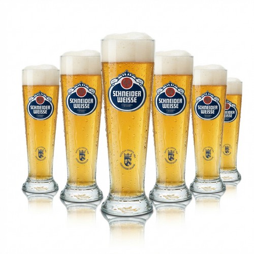 Schneider weisse bier glas - 6x,